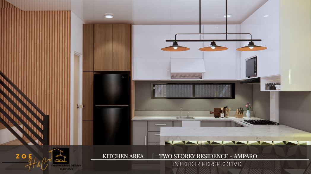 Two Storey Residence Kitchen Area